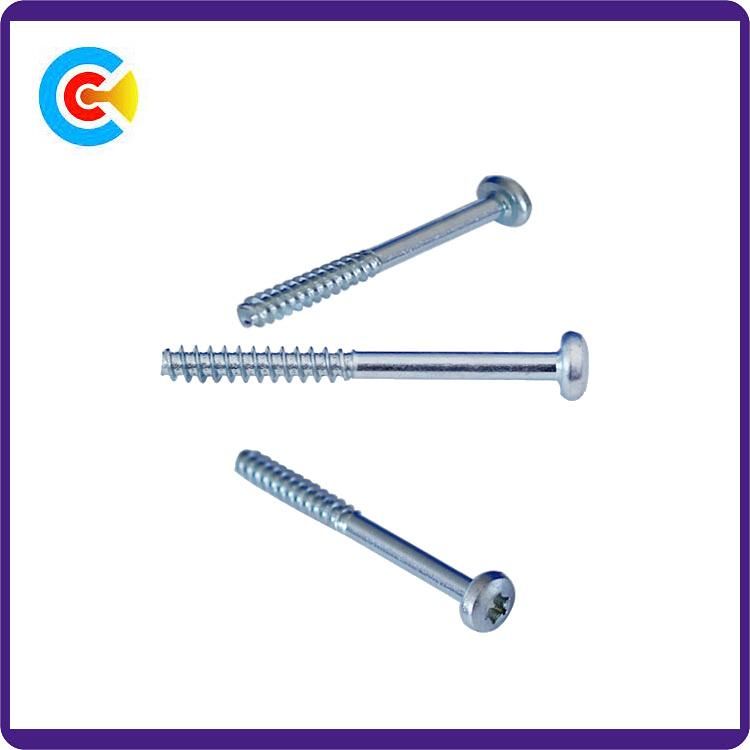 DIN/ANSI/BS/JIS Carbon-Steel/Stainless-Steel Plum/Shrink Rod Tail Self Tapping Screw for Buiding/Railway/Car