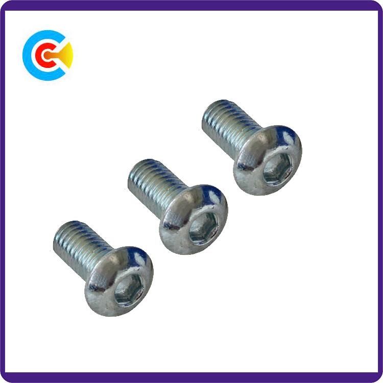 Carbon Steel Pan Head Hexagon Socket Cap Screws Cap Screw