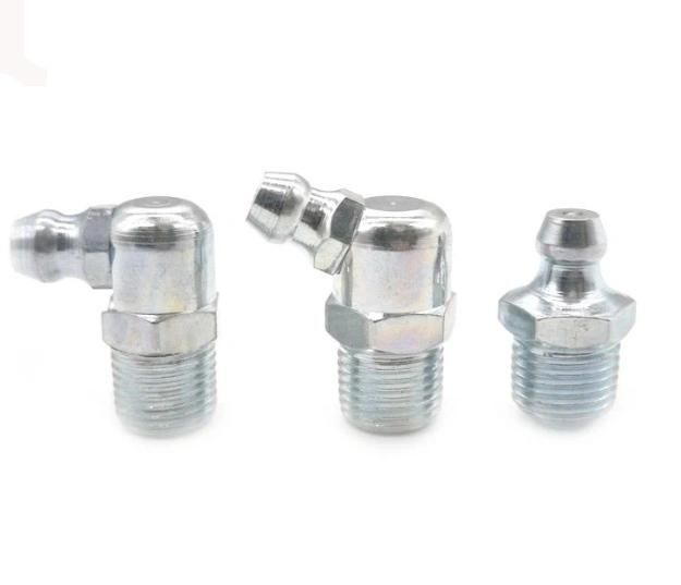 Nozzles, Straight, 45/90 Degree, Zinc / Yellow Zinc Plated