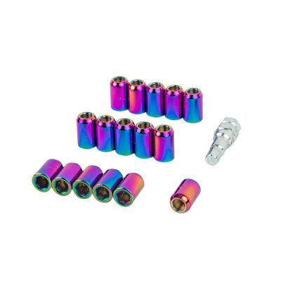 Auto Trends 16 PCS M12 X 1.5 Metal Hex Locking Alloy Lug Nuts Wheel Nuts Anti-Theft for Vehicles Car