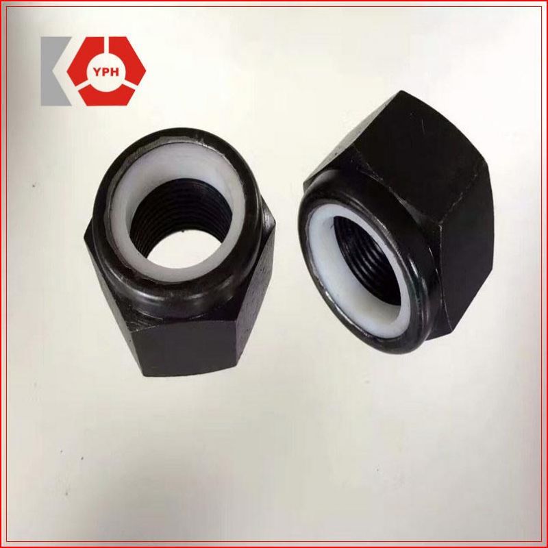 DIN982 Hexgon Nylon Insert Black Nut