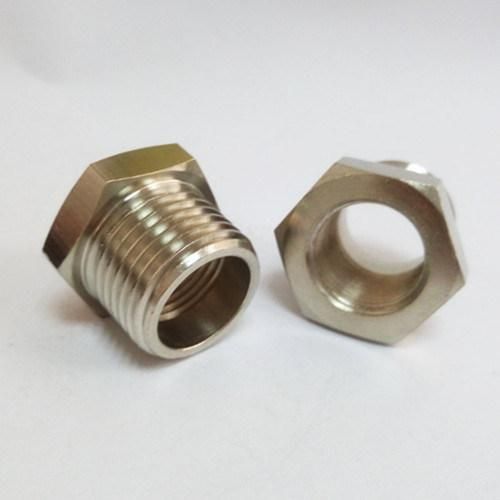 Brass Reducer Outer and Inner Bushing with Plated