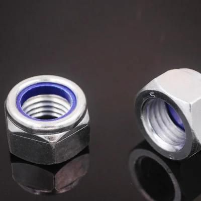 Hex Nylon Lock Nuts DIN985 with Zinc Plated