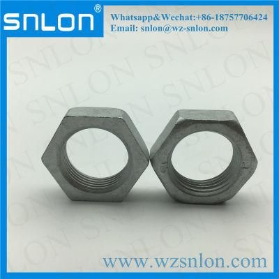 Dacromet Hexagon Thin Nut for Hardware