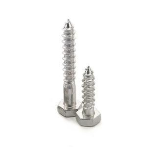Manufacture Wholesale Carbon Steel Drywall Screw DIN916 Hex Head Lag Self Tapping Screw Wood Screw