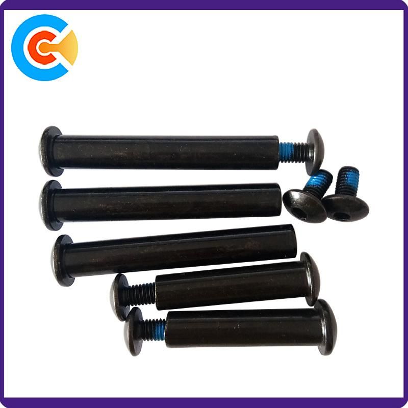 Steel M10 Round Head Hex Self-Locking Sems Screw