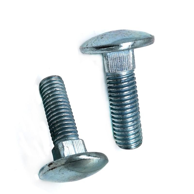 HDG Gr 8 Gr 5 Steel Short Neck Carriage Bolts