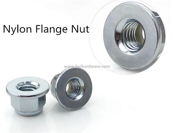 Carbon Steel Nylon Insert Hex Flange Lock Nuts