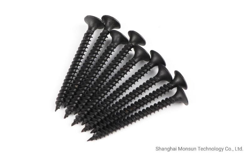 Metric Phillips Cross Recess Bugle Head Fine Thread Case Hardened Steel Black ceiling Screw/Drywall Screws