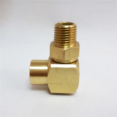 Misumi Brass Angle 90 Degree Swivel Water Male Hose Nipple