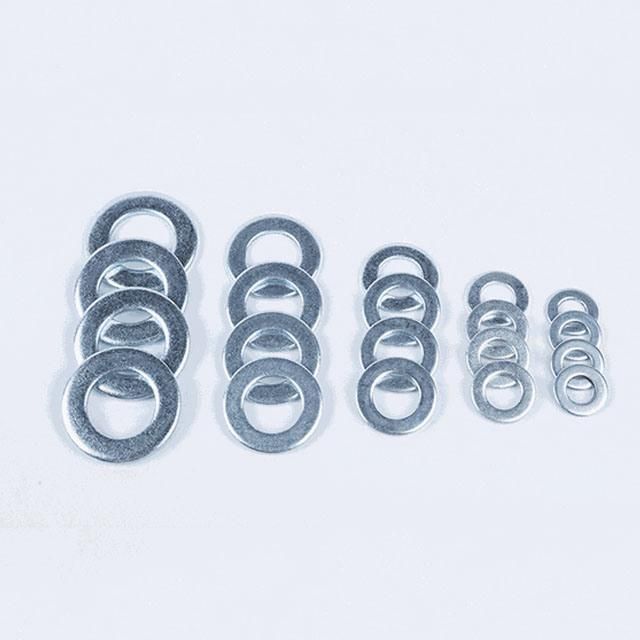 Factory Sale DIN125 Zinc Plated Grade 4.8 Flat Washer Carbon Stee