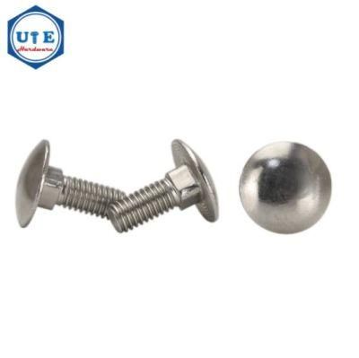 Stainless Steel A2/A4 Bolts for Mushroom with Square Neck Bolts for M6X12 to M6X80