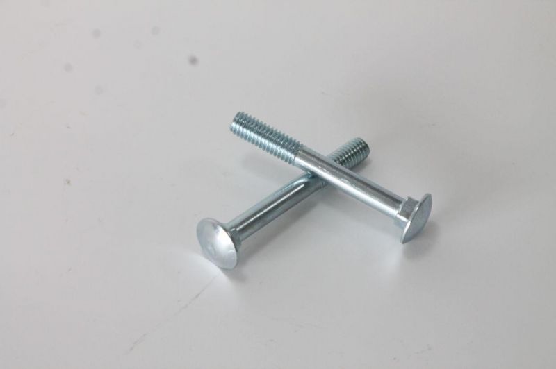 ASME Carriage Bolt/ Round Head Square Neck Bolt/Mushroom Head Bolt/ Coach Bolt Gr. 2, 5, 8, Zinc Plated