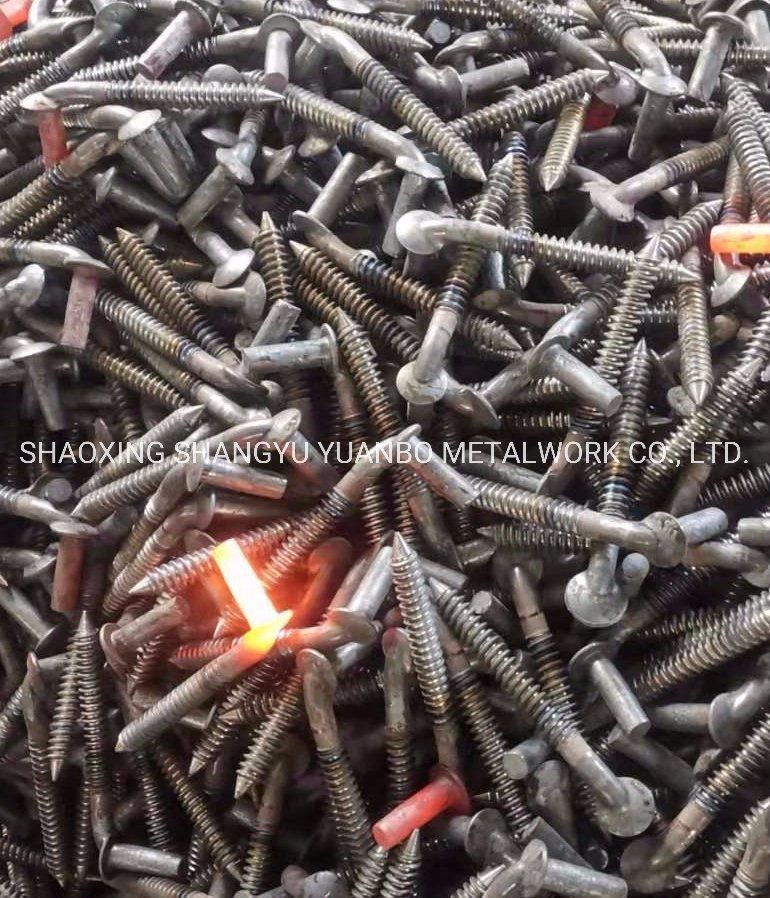 Lag Screws 5/8"X6"X1.5", Zinc-Plated, Lag Pins