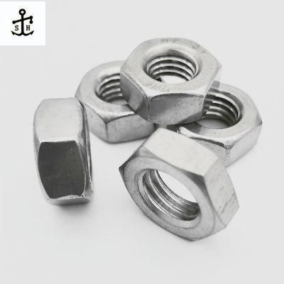 Chinese Factory Stainless Steel DIN934 A2-70 Connecting Self Locking Thin Hex Nut