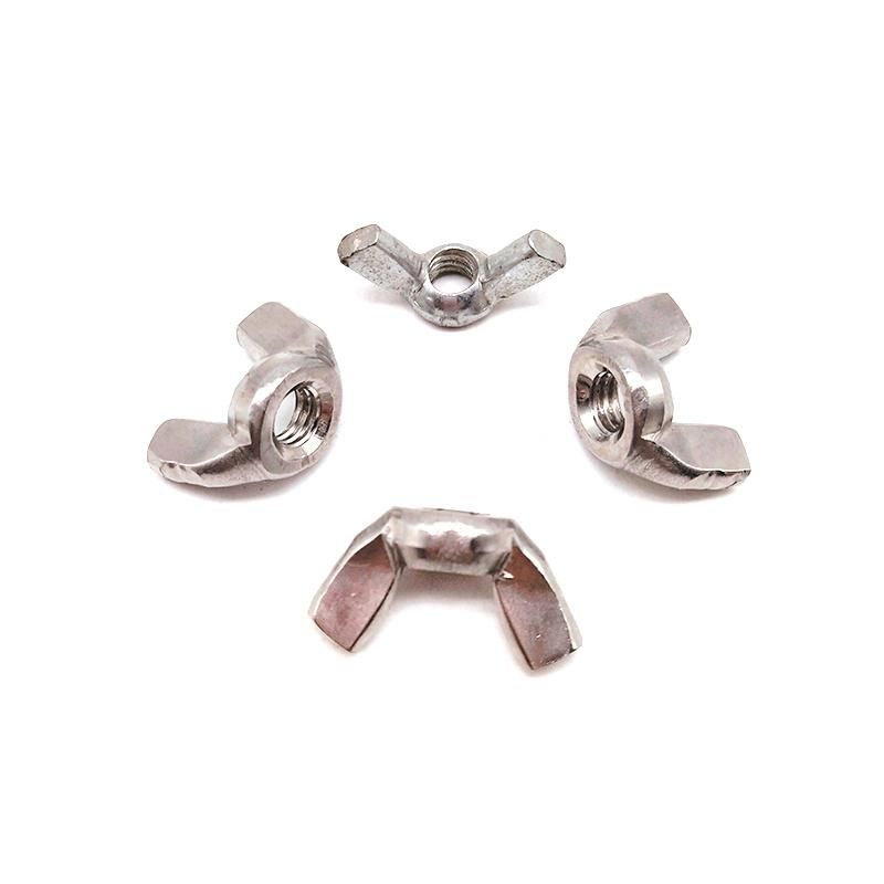 Stock DIN315 DIN314 Stainless Steel Butterfly Wing Nut M6-M64