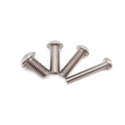 Stainless Steel 304 316 Socket Round Head Pan Cutting Machine Screw