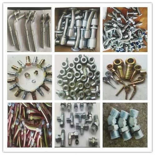 Zinc Plated Steel Tee SAE Hydraulic Fittings