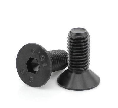 Stainless Steel Flat Head Hex Socket Cap Screw 10.9