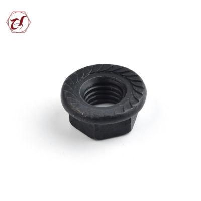 Common Bolt Serrated M10 Serrarated Hexagon Flange Nuts
