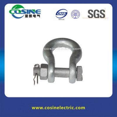 Galvanized Shackle U Bolts for Transmission Line Fitting Hardware