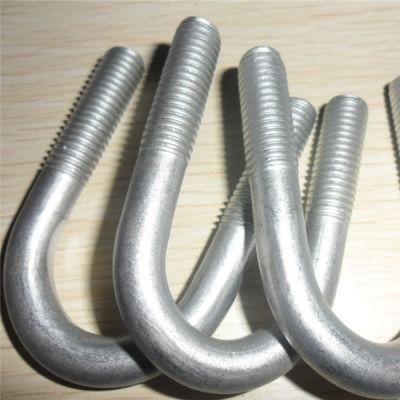 Custom L/J/U/I Shape Foundation Bolts Anchor Bolts Zinc/HDG/Dacromet M16*600