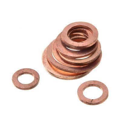 200PCS Kit with Flat Sealing Copper Gasket Washer