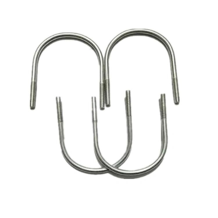 Carbon Steel Zinc Plated White Color U-Bolt with Nut U-Bolt