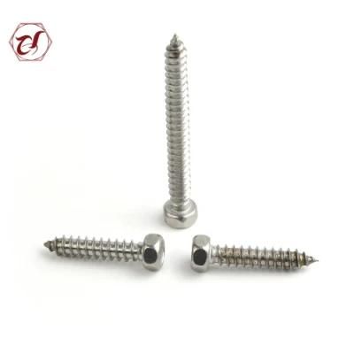 Stainless Steel Self Tapping DIN 7976 A2 Hex Head Wood Screw 304 Hex Head Wood Screw