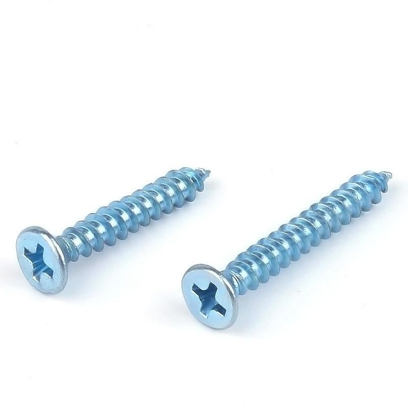 Factory Price 3 Inch Galvanized Screw Galvanized Phillips Flat Head Self Tapping Screw