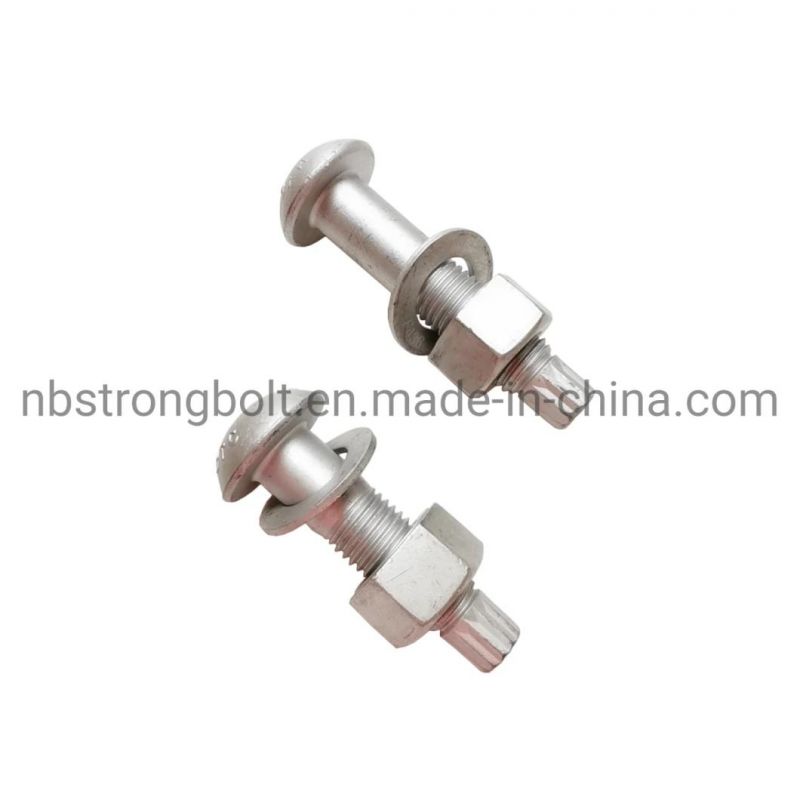 Twist off Type Torsional Shear Bolts Tension Control Structual Bolt Screw with Heavy Hex Head and Round Head Configurations ASTM F1852