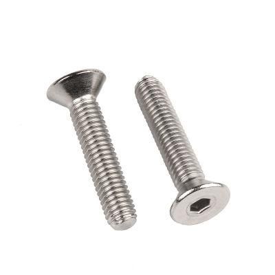 Obm/ODM/OEM Stainless Steel 304 Countersunk Head Internal Hexagonal Screw