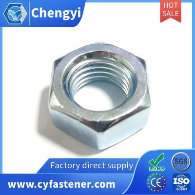 China Wholesale Factory Direct Fastener Supply ANSI B18.2.2 A563 DIN934 2h Structural Plain Zinc Coated Zp Yzp Galvanized Hex/Heavy Hex Nuts