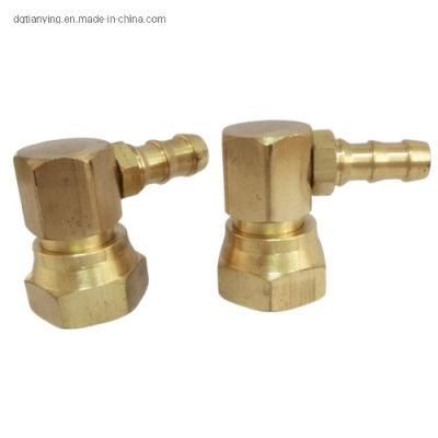 Customized Brass Mold Quick Coupler, 90degree Elbow Pipe Fitting From Water Quick Coupling Factory