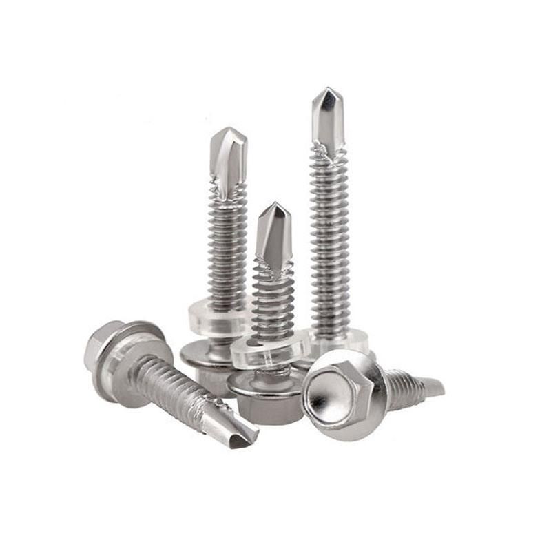 DIN7504K Hex Wahser Head Hex Head Self Drilling Screws Stainless Steel 304 316 410