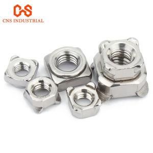 Welding Nut Chinese Manufacturers Square Spot Welding and Pressure Weld Nuts
