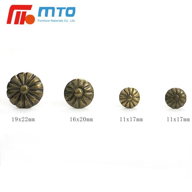 Bronze Upholstery Nails Decorative Sofa Chrysanthemum Bubble Tack for Jewelry Sofa Furniture