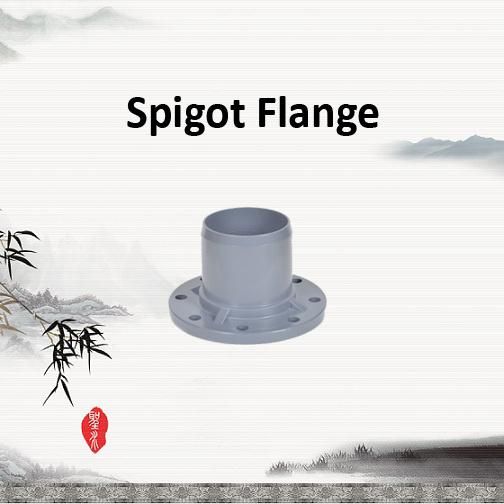 Pn10 UPVC Spigot Flange with 63-4010mm of Pipe Fitting