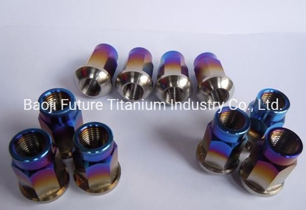 27mm Open End Color Racing Titanium Wheel Nut M12X1.5