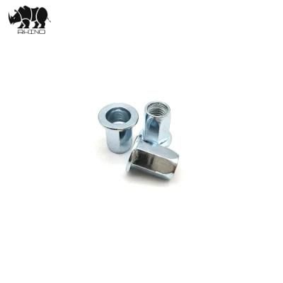 Confirmat Nut M4 - M10 Carbon Steel Galvanized Full / Half Hex Body Flat / Small Reduced Head Rivet Nut