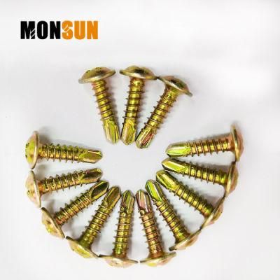 Zinc/Nickel Drill Point Modified Truss Phillips Self-Drilling Screws for Metal