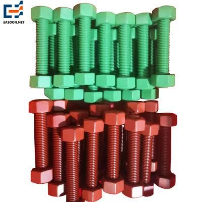 High Strength Threaded Rod with Red Teflons Coating M56 Threaded Rod