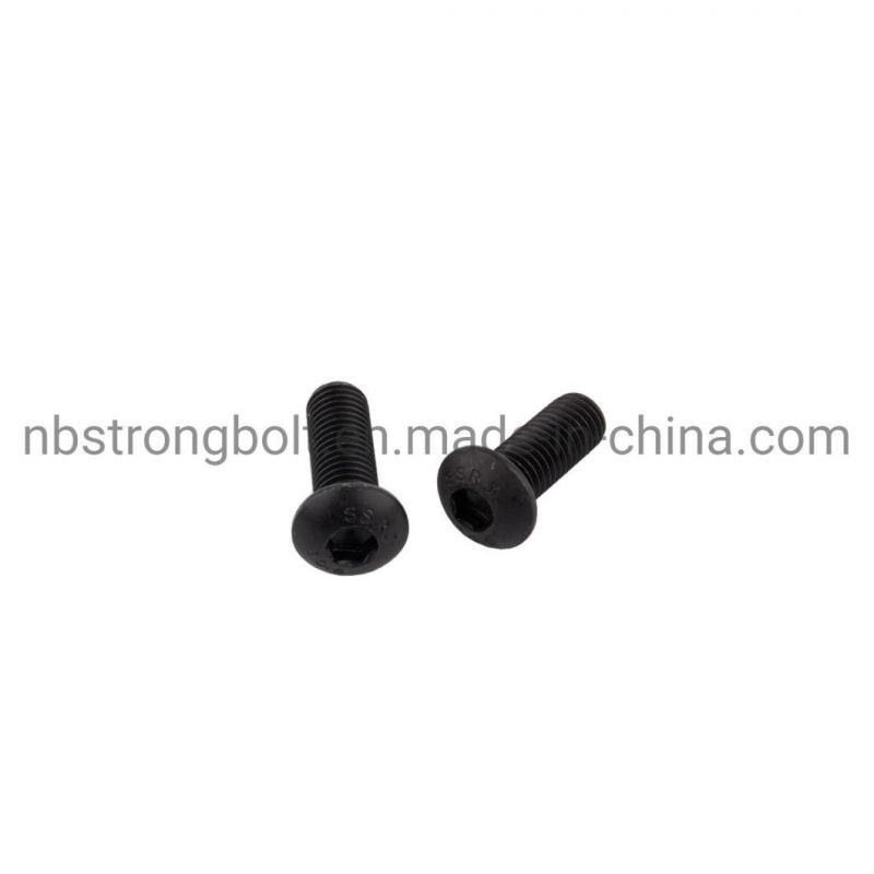 Hex Socket Button Head Screw with Black
