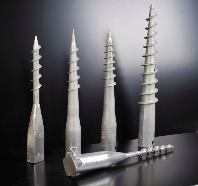 Pole Anchor / Ground Spike Screw Piles Fence Post Base