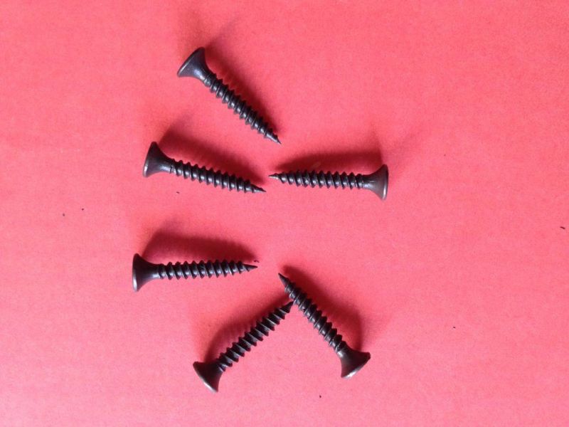 #6X1 C1022A Black Phosphate Twinfast Fine Thread Drywall Screws, Gypsum Screw,