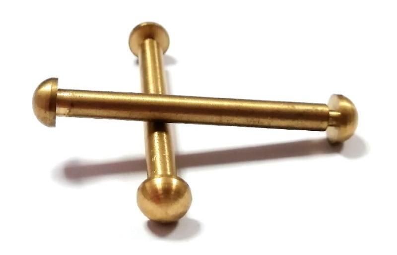 Customized Special Round Head Chicago Male Female Brass Connecting Screws
