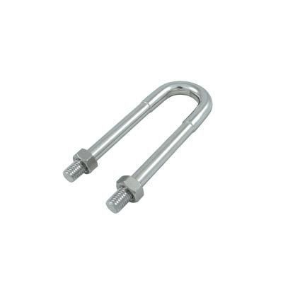 Galvanized U Bolt with 2 Nuts, U Shape Bolt