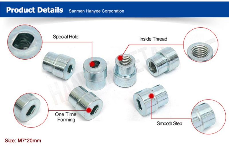 Customer Design Zinc Plated Oval Drive Step Nut