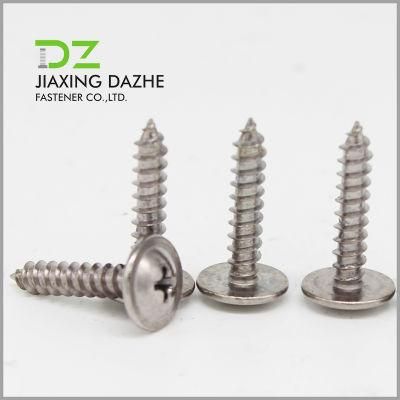 Self Tapping Screws with Flat Head and Sharp Point Stainless Steel Screw