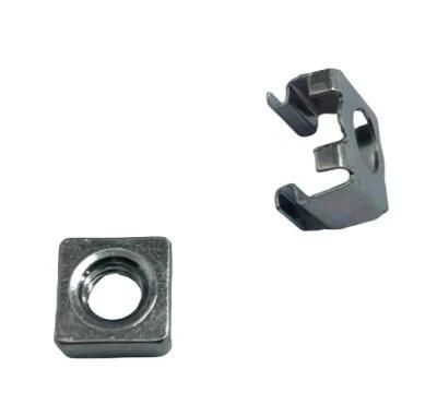Square Cage Nut, Zinc Plated, Yellow Zinc Plated